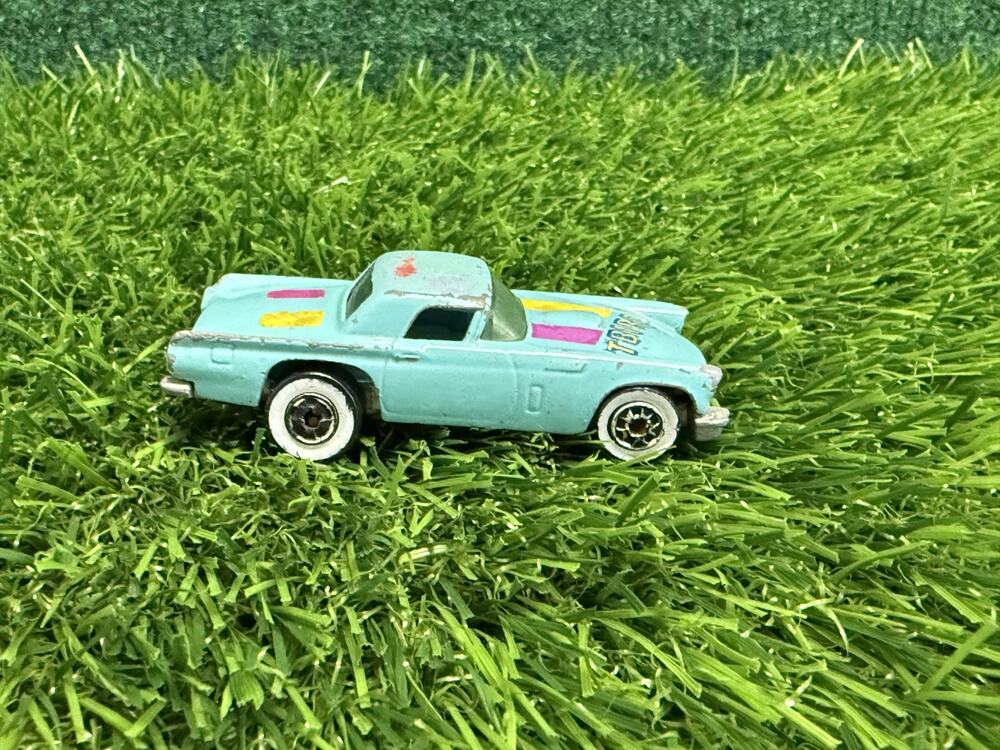 Vintage Hot Wheels T-Bird Ford Thunderbird 1977 Malaysia Light Blue Diecast Car